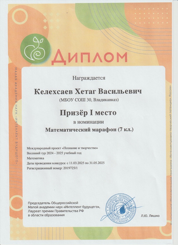 Достижения