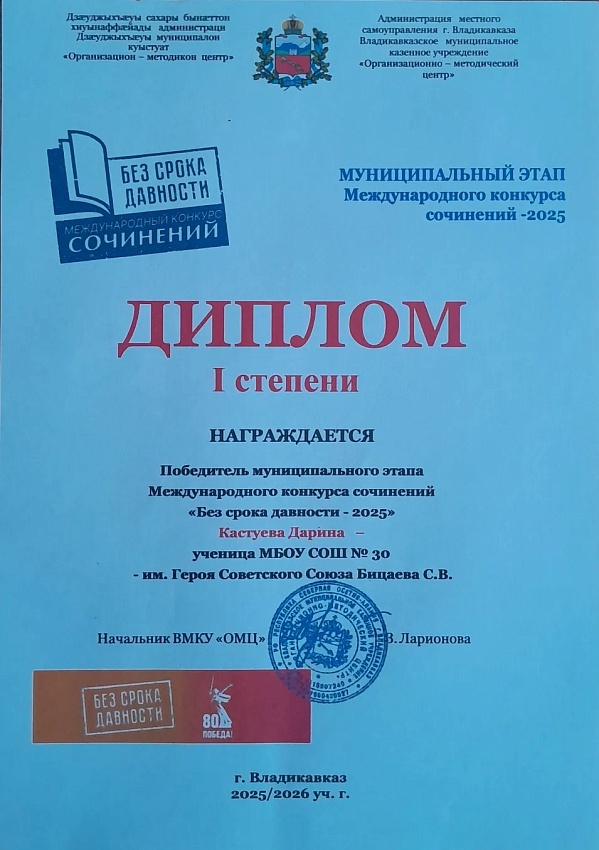 Достижения