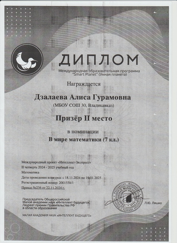 Достижения